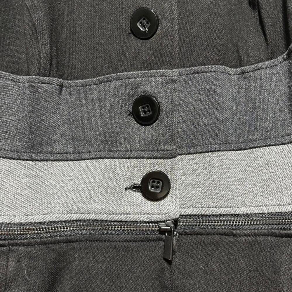 CAbi Love Carol Black Gray Colorblock Long Jacket Coat Size Small Convertible - Picture 4 of 12